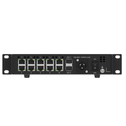 Convertidor de Fibra a Ethernet NovaStar | 10 Puertos Gigabit | 2 Puertos Ópticos 10G | Transmisión de Larga Distancia | Modo Simple 
