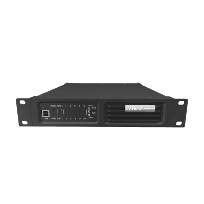 Convertidor de Fibra a Ethernet NovaStar | 10 Puertos Gigabit | 2 Puertos Ópticos 10G | Transmisión de Larga Distancia | Modo Simple 