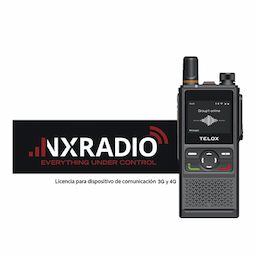 12 meses de Servicio NXRadio para Terminales de Radio NXPOC130, RG360 y M5.