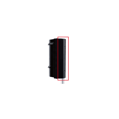 Cubierta trasera para barrera montada a poste para barreras fotoelectricas Serie SL Optex