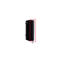 Cubierta trasera para barrera montada a poste para barreras fotoelectricas Serie SL Optex