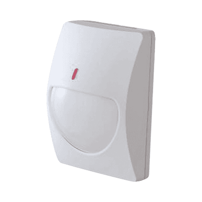 Sensor de Movimiento PIR / Uso en Interior/ Alta cobertura hasta 15 m / Compatible con cualquier panel de alarma / Alambrico