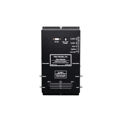 Sensor de Seguridad Perimetral de 2 Zonas / Detección por Fibra Óptica Sensitiva/ Rango de 0 hasta 5 Km de Detección / Comunicación IP