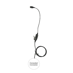 Micrófono de 1 cable serie LOC para ICOM ICF50/60/50V/60V/3161/4161