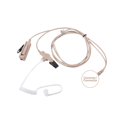 Kit de Micrófono-Audífono profesional de 2 cables para KENWOOD NX-200/300/410/5000, TK-480/2180/3180