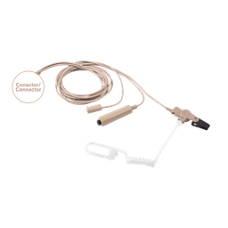 MIC-AUDIF PROF D/3 CABLES BEIGE C/TUBO ACUST P/IC-F3261/4261/3360/4360