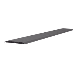 Canaleta de Piso de 4 Vías, Material PVC Rígido, 6 ft de largo, 176 mm de Ancho, Color Negro 