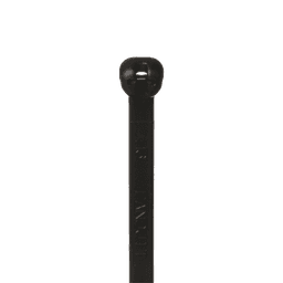 Cincho de Nylon 6.6 Dome-Top®, Con Lengüeta de Bloqueo de Acero Inoxidable, 203 mm largo x 4.7mm ancho, Color Negro, Exterior Resistente a Rayos UV, Paquete de 100pz