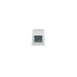 Caja de Montaje en Superficie, Para 1 Módulo Mini-Com, Color Blanco