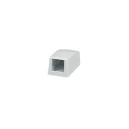 Caja de Montaje en Superficie, Para 1 Módulo Mini-Com, Color Blanco