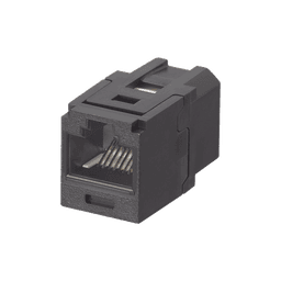 Módulo Acoplador RJ45 a RJ45, Mini-Com, Categoría 6, Color Negro