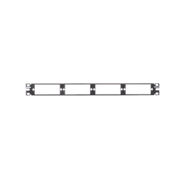 Patch Panel de Fibra Óptica, Para 4 Placas Acopladoras FAP o FMP, Color Negro, 1UR