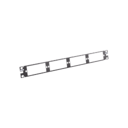 Patch Panel de Fibra Óptica, Para 4 Placas Acopladoras FAP o FMP, Color Negro, 1UR