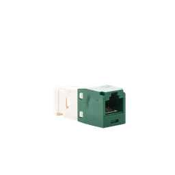 Conector Jack RJ45 Estilo TG, Mini-Com, Categoría 6, de 8 posiciones y 8 cables, Color Verde