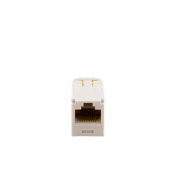 Conector Jack RJ45 Estilo TG, Mini-Com, Categoría 6, de 8 posiciones y 8 cables, Color Blanco Mate