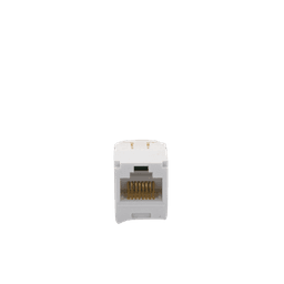 Conector Jack RJ45 Estilo TG, Mini-Com, Categoría 6, de 8 posiciones y 8 cables, Color Blanco