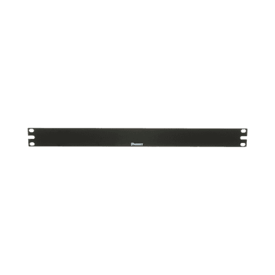 Tapa Ciega Para Rack Estándar de 19in, Plano, de Acero, 1UR, Color Negro