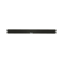 Tapa Ciega Para Rack Estándar de 19in, Plano, de Acero, 1UR, Color Negro