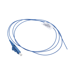 Pigtail de Fibra Óptica LC Simplex, Monomodo OS2 9/125, 900um, Color Azul, 2 Metros