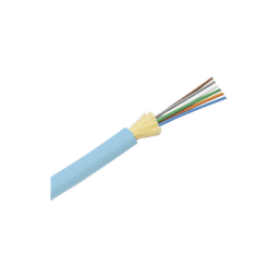 Cable de Fibra Óptica de 6 hilos, Multimodo OM4 50/125 Optimizada, Interior, Tight Buffer 900um, No Conductiva (Dieléctrica), LSZH, Precio Por Metro