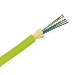 Cable de Fibra Óptica de 6 hilos, Multimodo OM5 50/125 Optimizada, Interior, Tight Buffer 900um, No Conductiva (Dieléctrica), OFNP (Plenum), Precio Por Metro