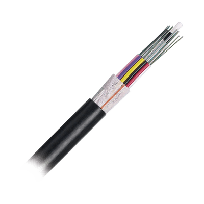 Cable de Fibra Óptica 6 hilos, OSP (Planta Externa), No Armada (Dieléctrica), MDPE (Polietileno de Media densidad), Multimodo OM3 50/125 Optimizada, Precio Por Metro