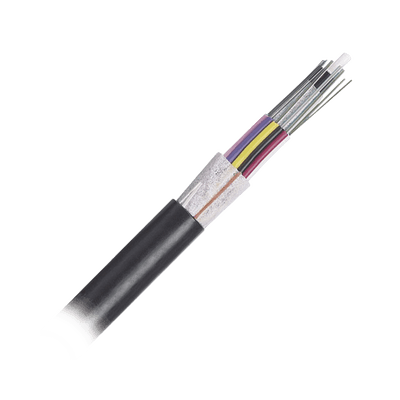 Cable de Fibra Óptica 24 hilos, OSP (Planta Externa), No Armada (Dieléctrica), MDPE (Polietileno de Media densidad), Multimodo OM4 50/125 Optimizada, Precio Por Metro