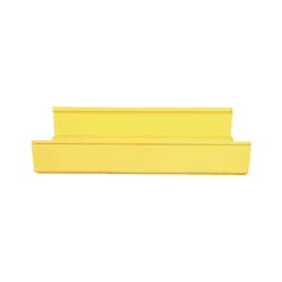 Canaleta FiberRunner™ 12X4, de PVC Rígido, Color Amarillo, 1.8 m de Largo