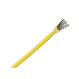 Cable de Fibra Óptica de 12 hilos, Monomodo OS2 9/125, Interior, Tight Buffer 900um, No Conductiva (Dieléctrica), LSZH, Precio Por Metro