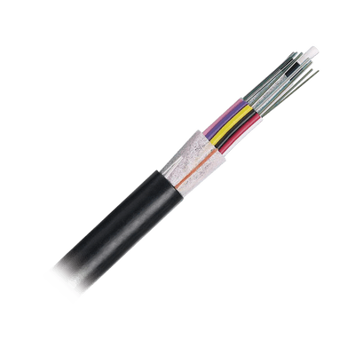 Cable de Fibra Óptica de 6 hilos, OSP (Planta Externa), No Armada (Dieléctrica), 250um, Monomodo OS2, Precio Por Metro