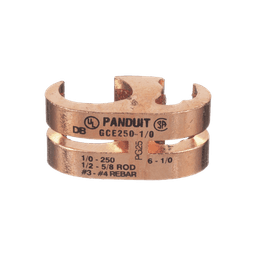 Conector de Conexión a Tierra tipo "E" para Conductor 1/0 AWG STR – 250 KCMIL MAIN y 6 AWG SOL – 1/0 AWG STR TAP