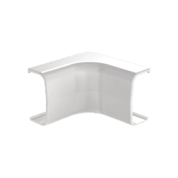 Esquinero interior, para uso con canaleta LD5, material ABS, Color Blanco
