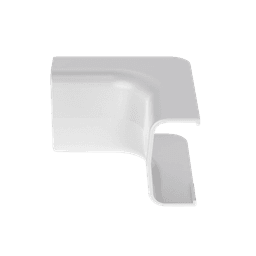 Esquinero interior, para uso con canaleta LD5, material ABS, Color Blanco
