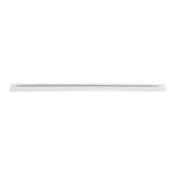 Canaleta LD10 de PVC rígido, con cinta adhesiva para instalación sin herramientas, de 38.4 x 24 x 1828.8 mm, Color Blanco