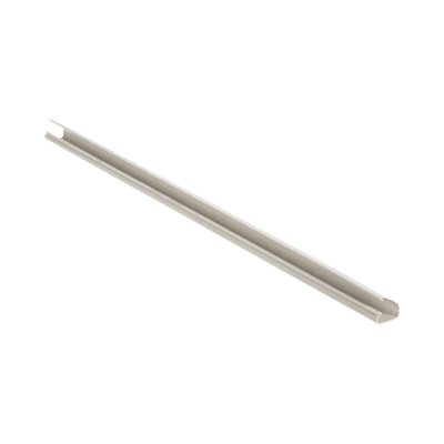 Canaleta LD5 de PVC rígido, con cinta adhesiva para instalación sin herramientas, 26 x 15 x 1828.8 mm, Color Blanco Mate