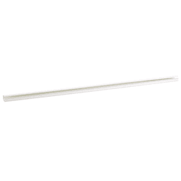 Canaleta LD5 de PVC rígido, con cinta adhesiva para instalación sin herramientas, 26 x 15 x 1828.8 mm, Color Blanco