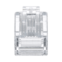 Plug RJ45 Cat5e, Para Cable UTP de Calibres 24-26 AWG, Chapado en Oro de 50 micras, Paquete de 50 piezas