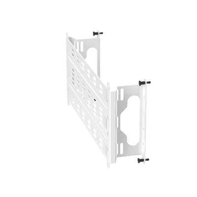 Accesorio Para Montaje de Equipos o Dispositivos en Gabinetes Multipropósito, de Instalación a Presión, de Acero, Color Blanco