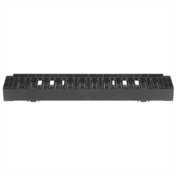 Organizador de Cables Horizontal NetManager, Sencillo (Solo Frontal), Para Rack de 19in, 1UR