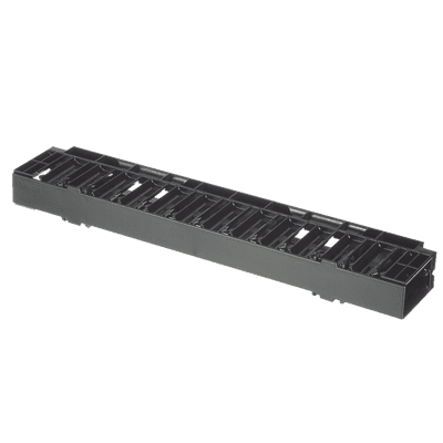 Organizador de Cables Horizontal NetManager, Sencillo (Solo Frontal), Para Rack de 19in, 1UR