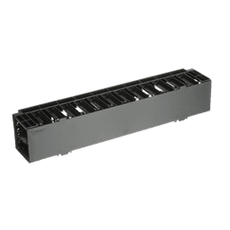 Organizador de Cables Horizontal NetManager, Sencillo (Solo Frontal), Para Rack de 19in, 2UR