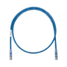 Cable de parcheo UTP Categoría 5e, con plug modular en cada extremo - 1 ft. - Azul