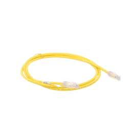 Cable de parcheo UTP Categoría 6, con plug modular en cada extremo - 1.5 m. - Amarillo