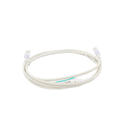 Cable de parcheo UTP Categoría 6, con plug modular en cada extremo - 2 m. - Blanco Mate