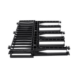 Organizador de Cables Horizontal NetManager de Alta Densidad, Doble (Frontal y Posterior), Para Rack de 19in, 1UR