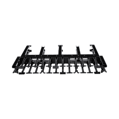 Organizador de Cables Horizontal NetManager de Alta Densidad, Doble (Frontal y Posterior), Para Rack de 19in, 1UR