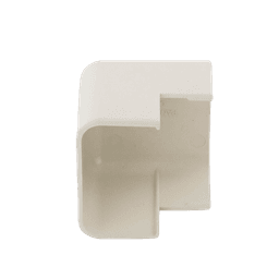 Esquinero exterior, para uso con canaleta LD10, material ABS, Color Blanco Mate