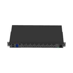 PDU Switchable y Monitoreable por Toma (MS) para Distribución de Energía, Enchufe de Entrada NEMA L5-20P, Con 8 Salidas 5-20R, Horizontal 19in, 120 Vca, 15 Amp, 1UR