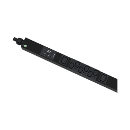 PDU Monitoreable (MI) para Distribución de Energía, Enchufe de Entrada NEMA L21-30P, Con 18 Salidas C13 y 6 C19, de Instalación Vertical, 208 Vca, 30 Amp