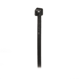 Cincho de Nylon 6.6 de Bloqueo, 203 mm largo x 2.5mm ancho, Color Negro, Exterior Resistente a Rayos UV, Paquete de 1000pz